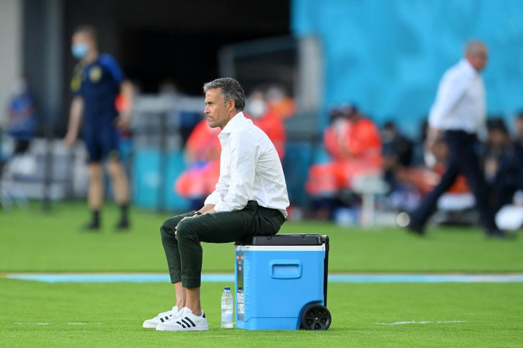 Luis Enrique sur sa glacière tel Marcelo Bielsa