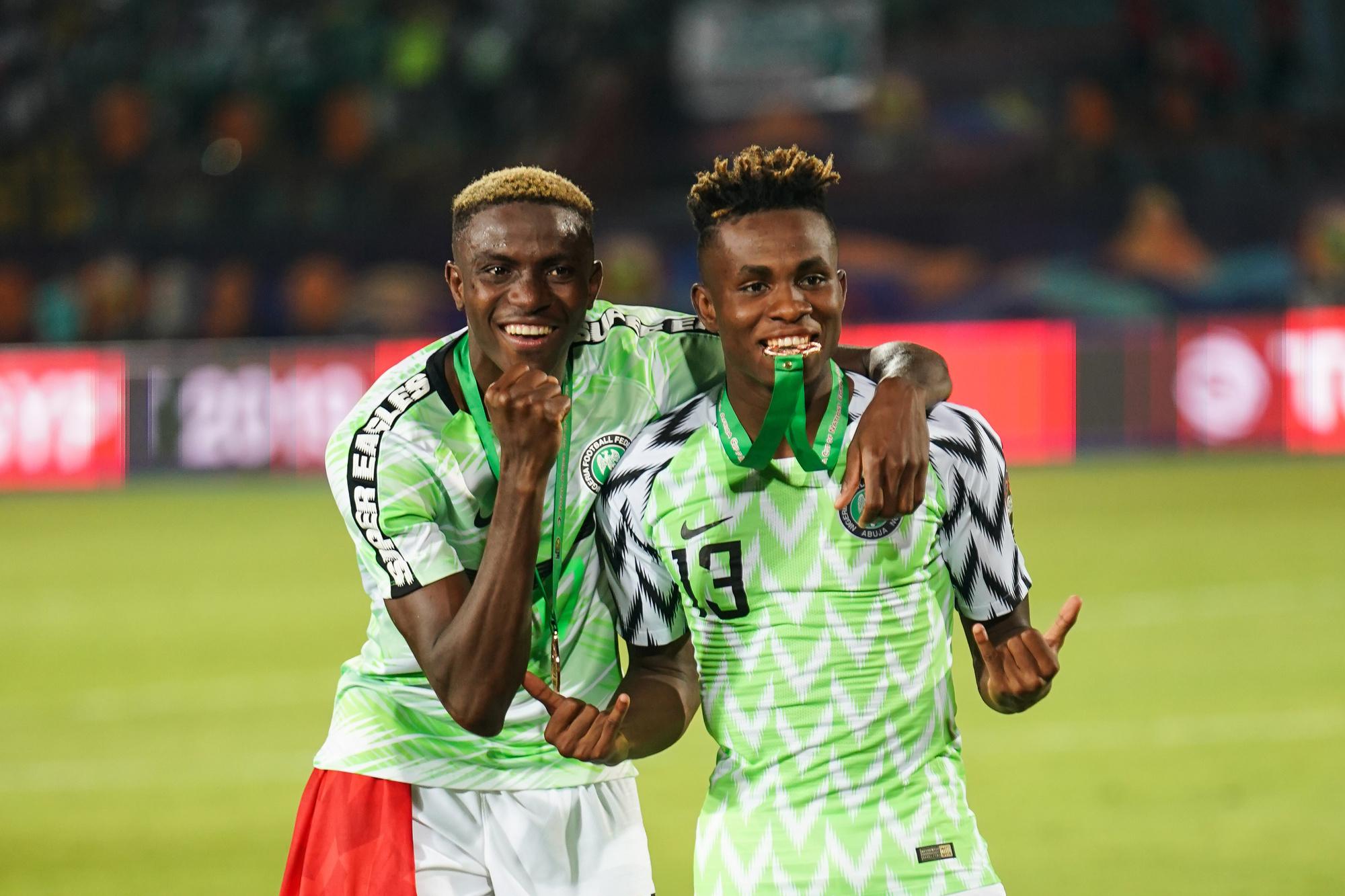 Osimhen et Chukwueze ont découvert la CAN l'été dernier, sous les couleurs du Nigéria