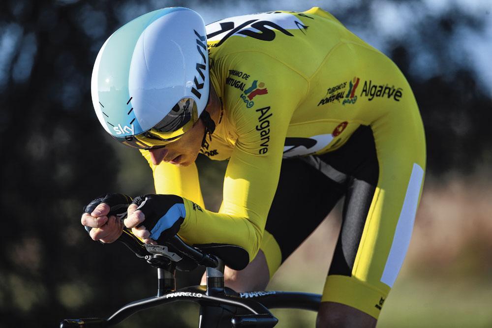 Geraint Thomas au Tour de France de l'année passée.