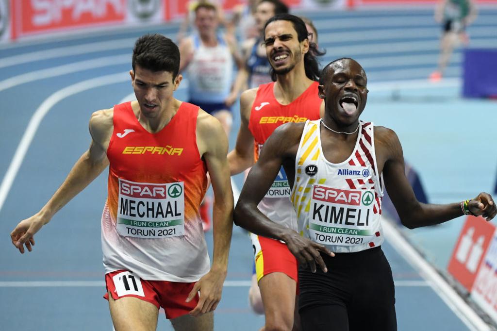 Isaac Kimeli avait été battu par l'Espagnol Adel Mechaal lors de la finale du 3000 m à l'occasion des championnats d'Europe en salle de Torun en mars dernier.