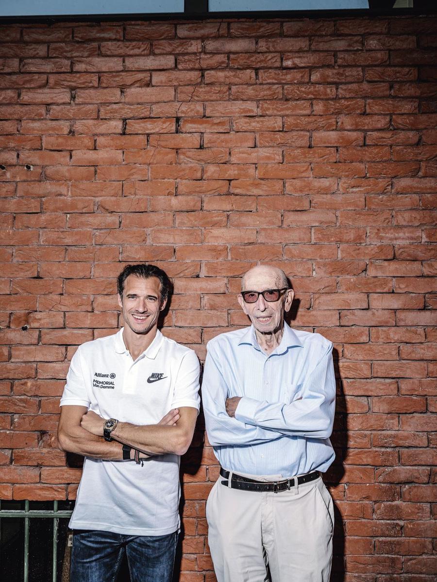 Cédric Van Branteghem et Roger Moens: deux grands spécialistes de l'athlétisme qui n'ont pas leur langue dans leur poche.