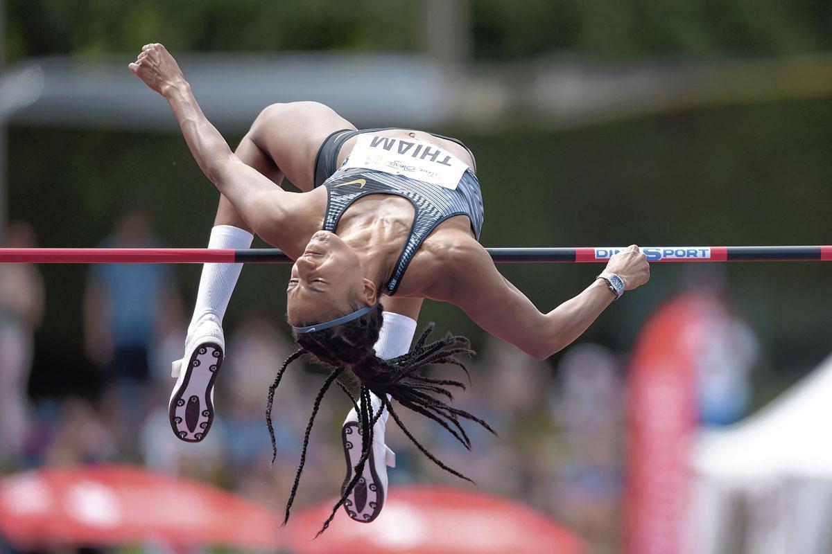 En 2019 à Talence, Nafi Thiam a sauté 2m02, une barre qui reste le record du monde en heptathlon.