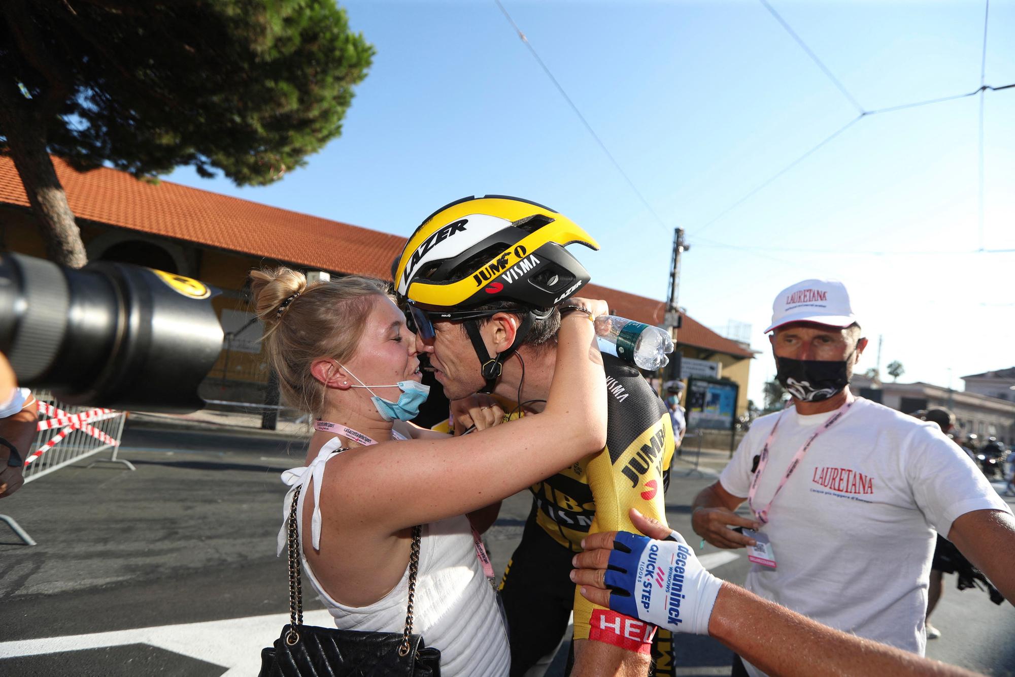 Wout Van Aert et sa compagne