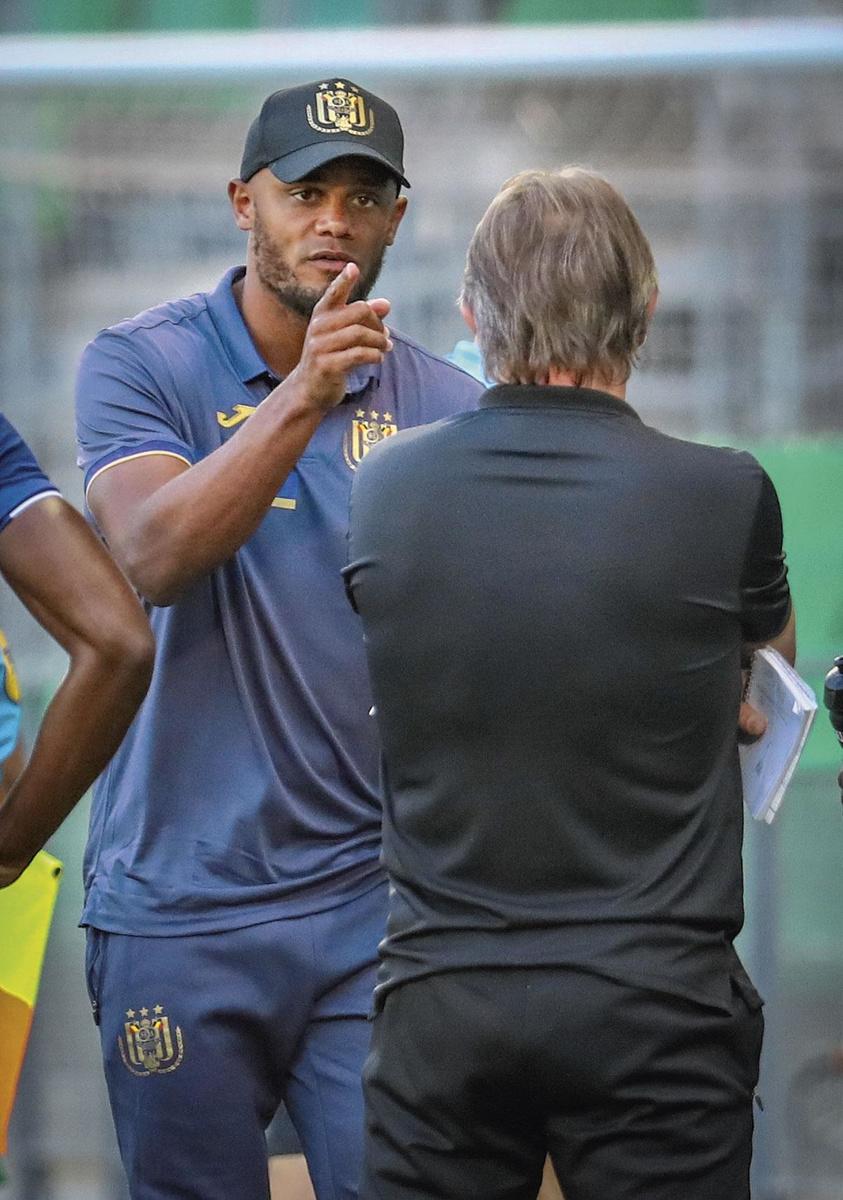 Vincent Kompany et Franky Vercauteren