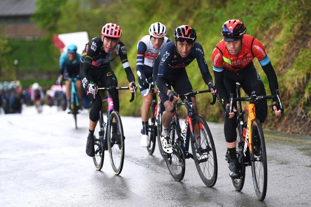 Carthy, Bernal et Landa, ici sur le Giro, se retrouveront encore sur la Vuelta pour jouer les premiers rôles.