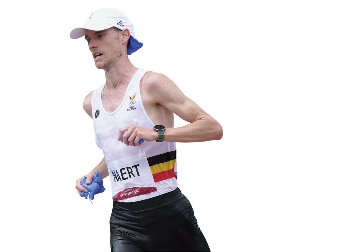 Koen Naert, qui a terminé dixième du marathon olympique, a effectué un stage d'un mois au Kenya en juin pour se préparer.