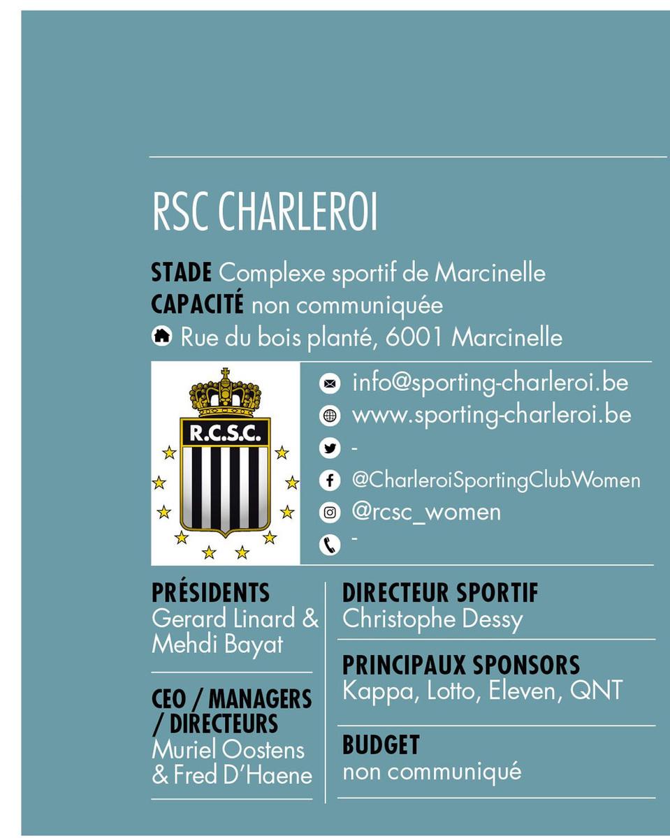 RSC Charleroi: continuer de grandir