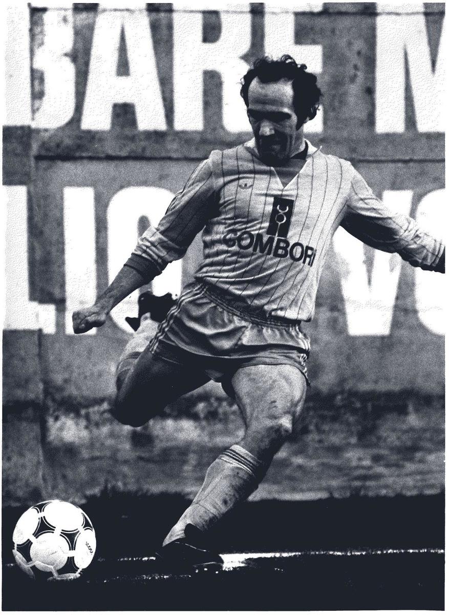 Wilfried Van Moer au crépuscule de sa carrière avec Beveren, le club où il avait fait ses débuts âgé d'à peine quinze ans.