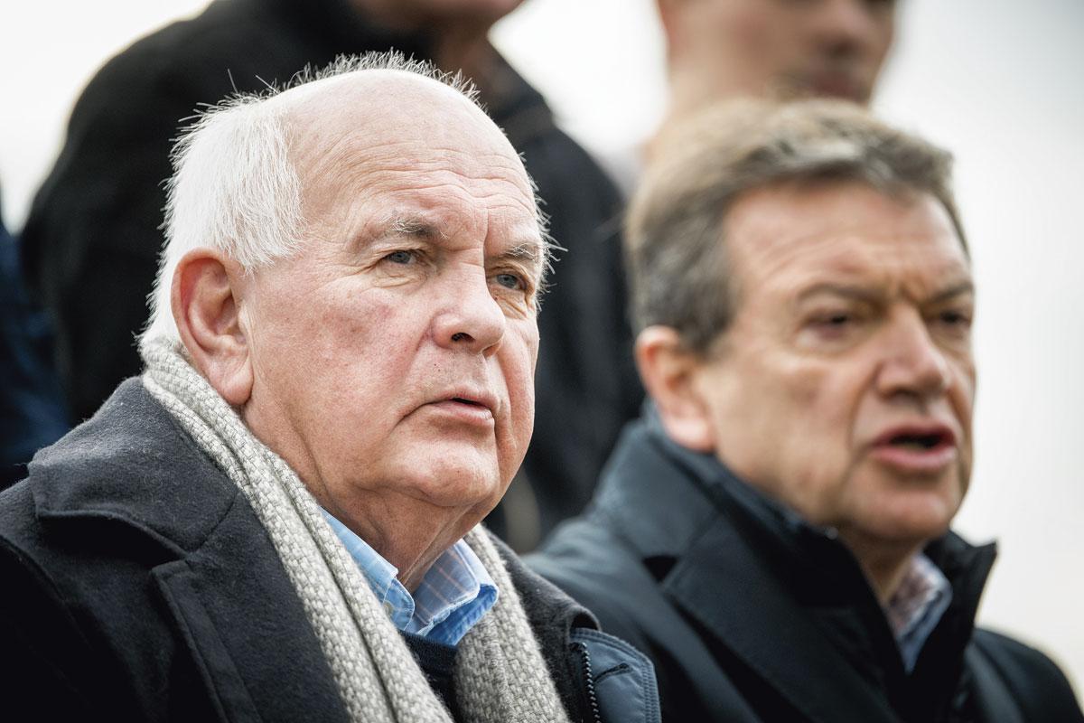Le président Ivan De Witte et son fidèle manager Michel Louwagie : les deux hommes forts de La Gantoise.