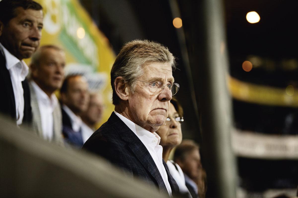 L'ancien président Jos Vaessen est toujours un spectateur attentif au Racing.