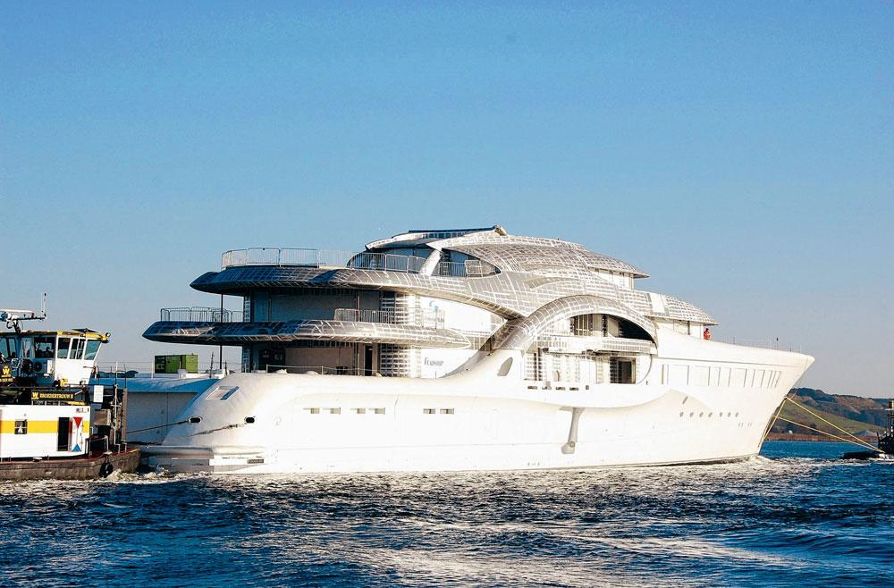 Comme toutes les grosses fortunes, l'oligarque russe possède deux yachts.