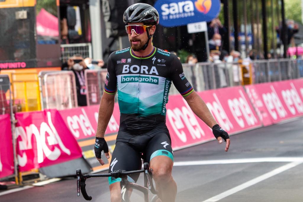 En panne de victoire au sprint sur le Giro 2020, Peter Sagan s'était imposé en solitaire et en baroudeur du côté de Tortoreto.