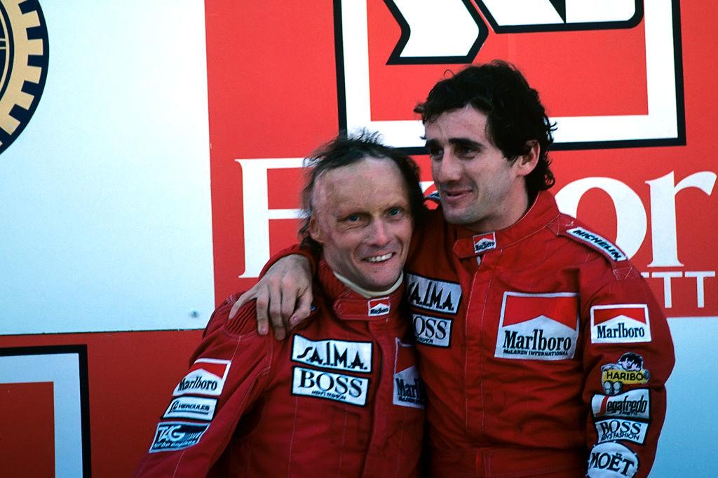 Niki Lauda a pris le dessus sur Alain Prost pour un demi-point lors de la saison 1984.