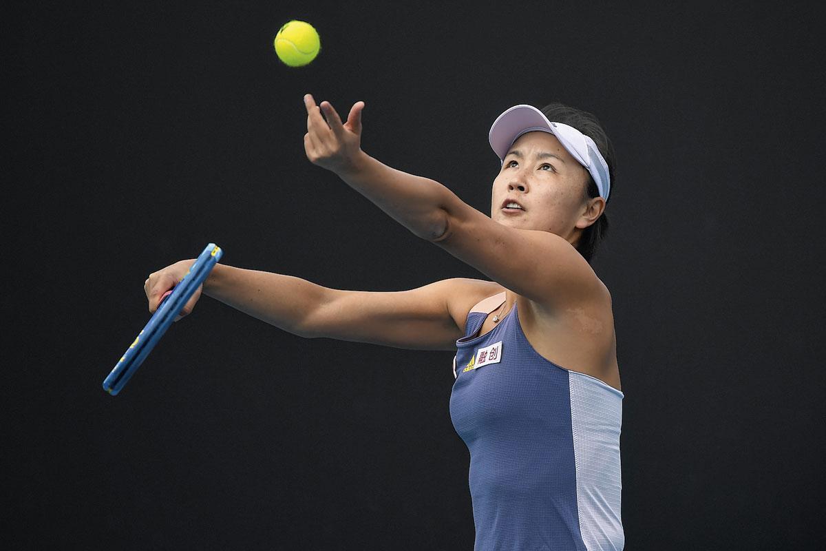 La joueuse de tennis Peng Shuai, qui a accusé l'ancien vice-premier ministre chinois d'agression sexuelle.