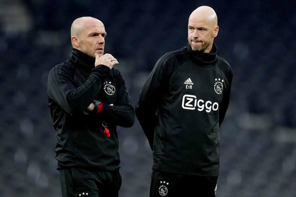 Alfred Schreuder (à gauche) avec Erik ten Hag, l'entraîneur de l'Ajax dont il fut l'assistant.