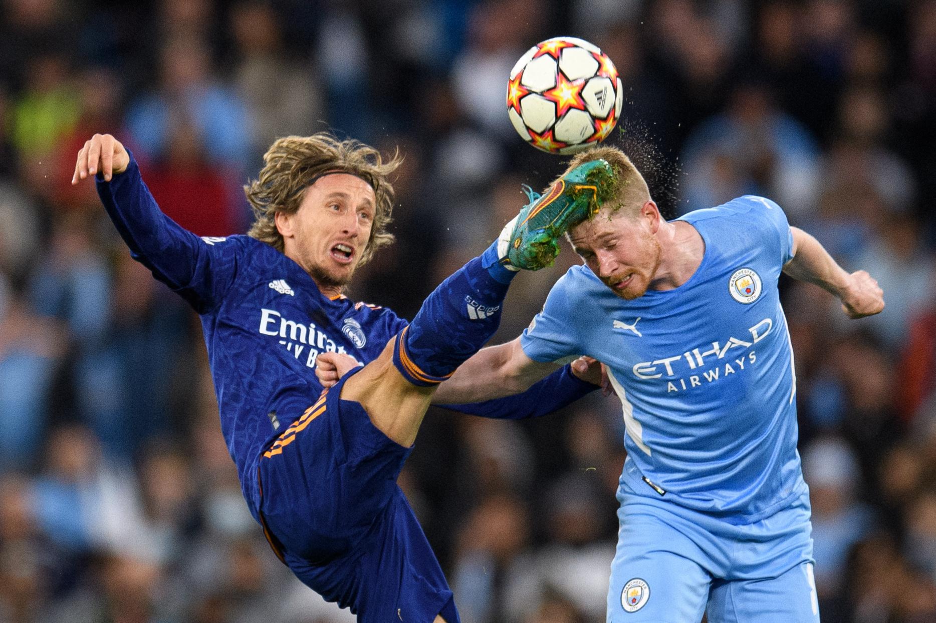 Luka Modric et Kevin De Bruyne.