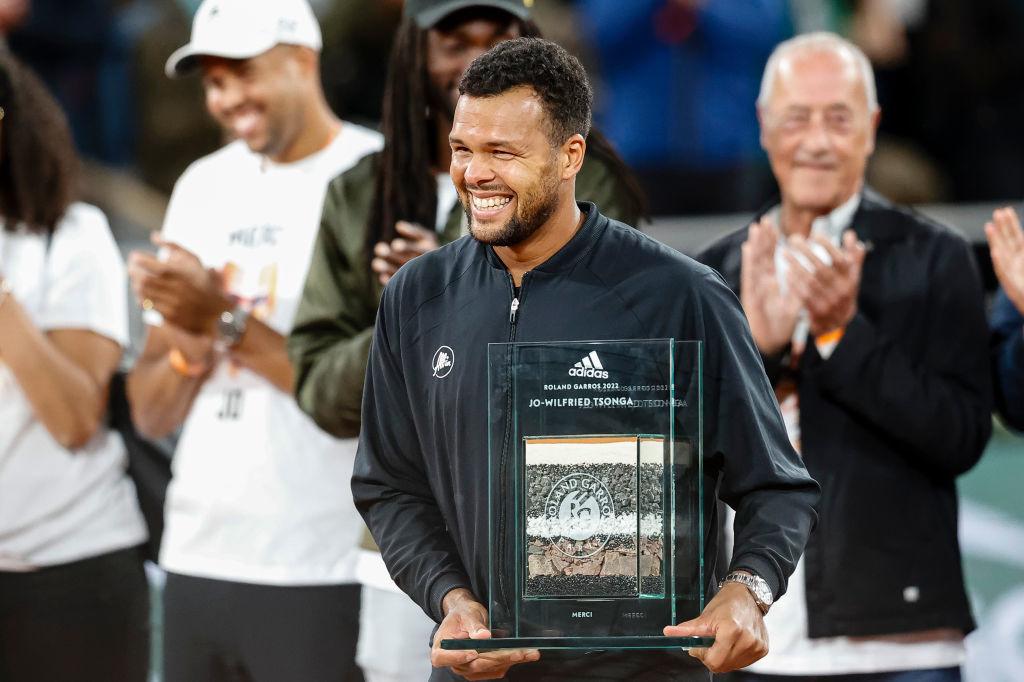 Jo-Wilfried Tsonga a été mis à l'honneur pour le dernier match de sa carrière.