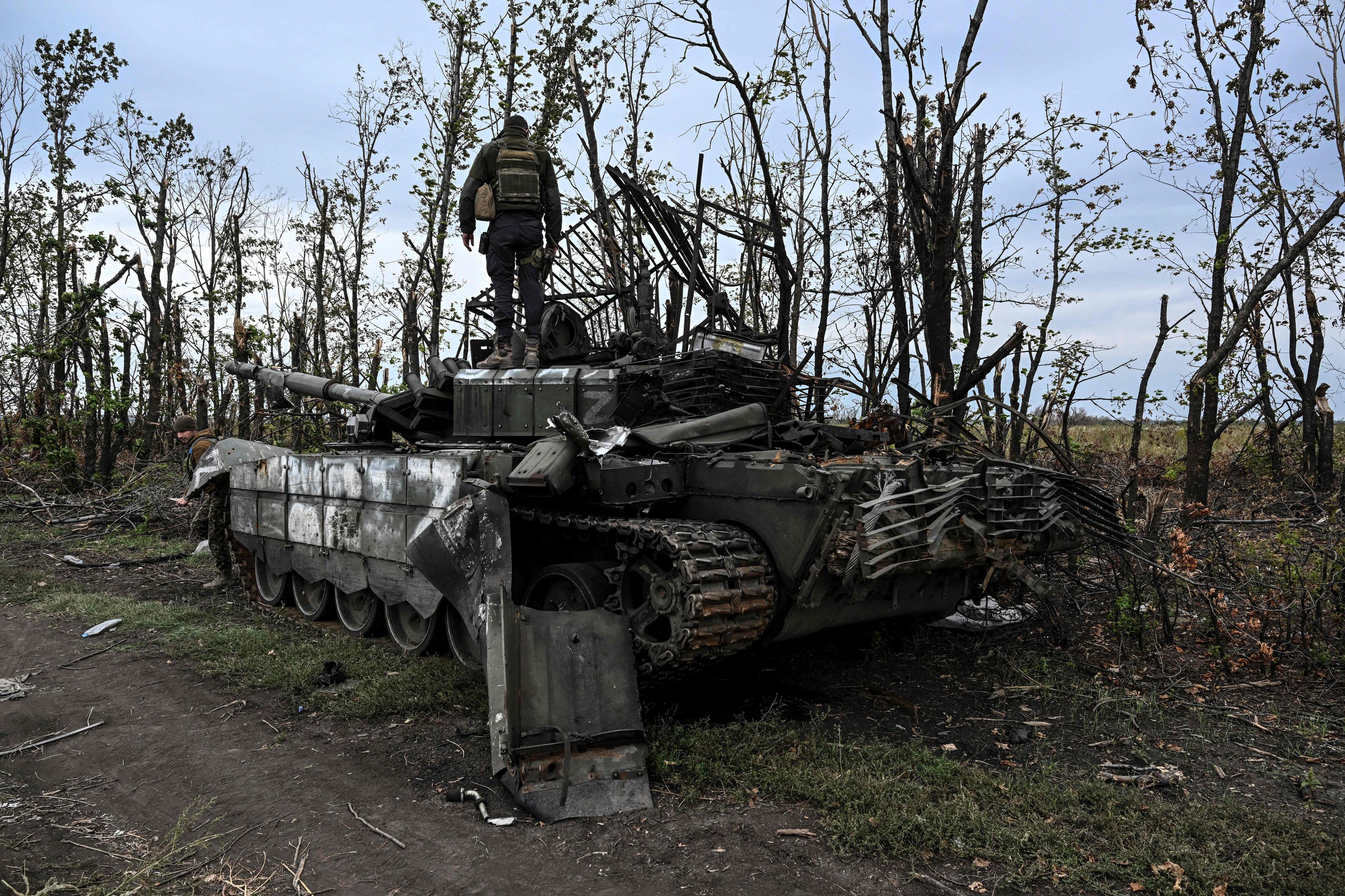 En reprenant le contrôle des villes d’Izioum et de Koupiansk, les Ukrainiens privent les Russes de deux nœuds ferroviaires très utiles pour l’approvisionnement de leurs troupes. (Image Getty)