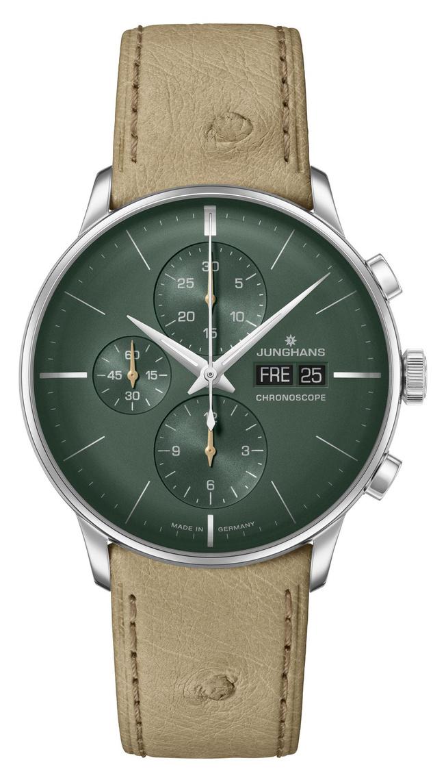 Meister Chronoscope in Fir Green avec une