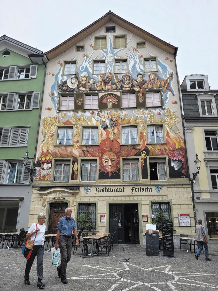 Lucerne, fresque carnavalesque