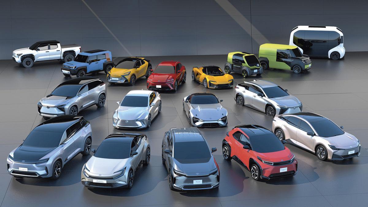 Toyota prévoit de lancer 30 modèles full électriques dans les huit ans.