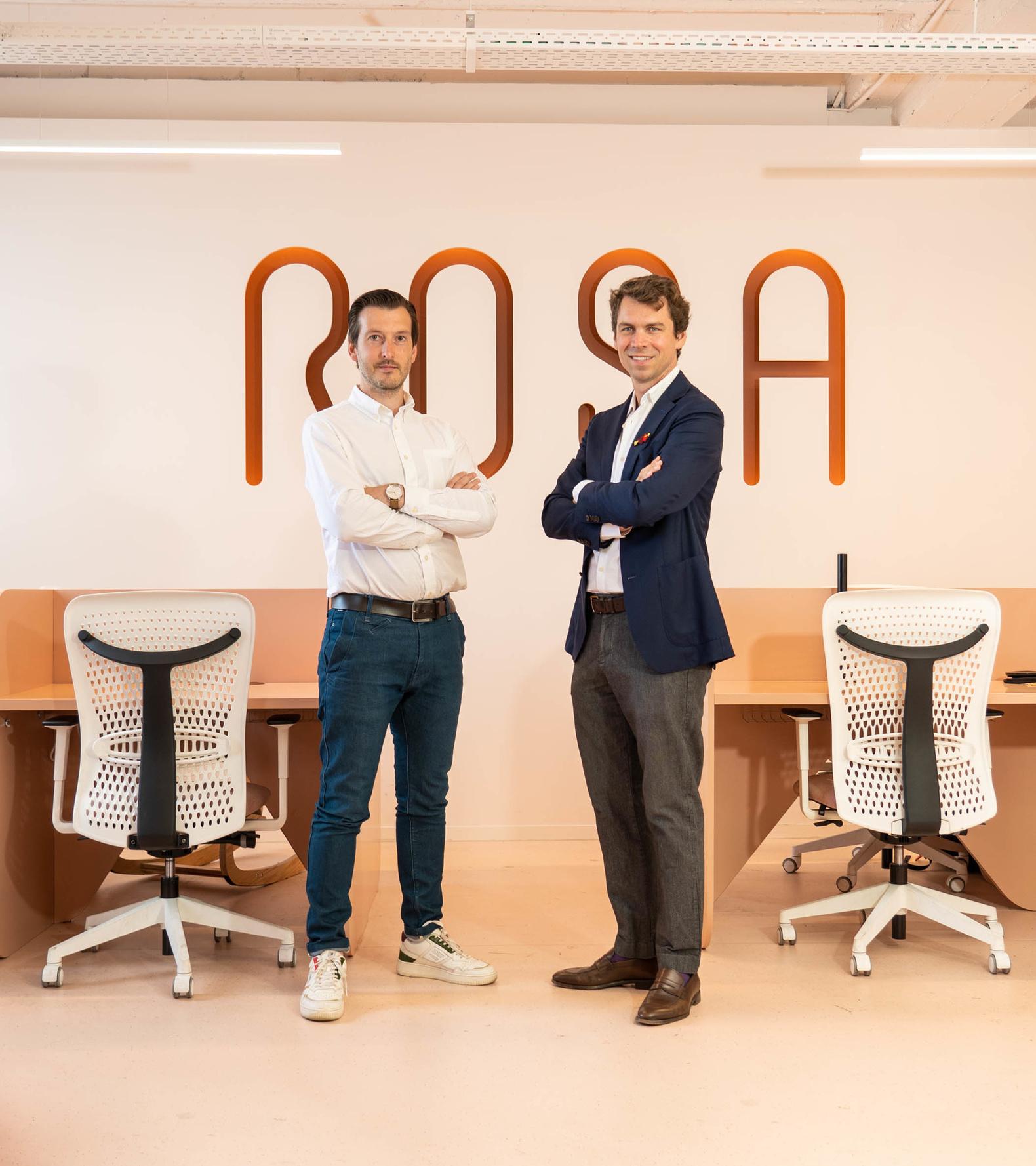 Bart de Wulf (CEO Umbi) et Sébastien Deletaille (CEO Rosa).