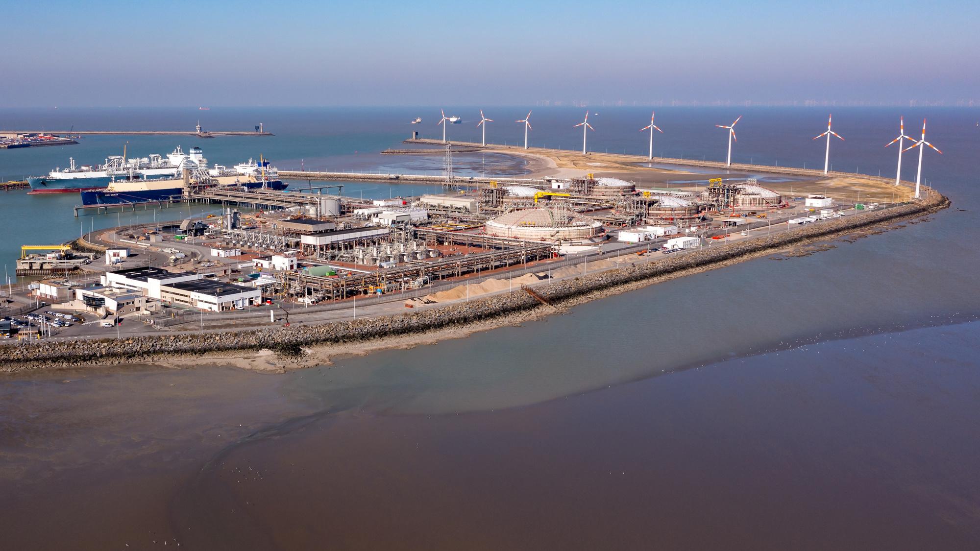 Le terminal GNL de Zeebruges.