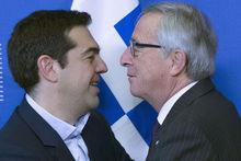 Tsipras en Juncker