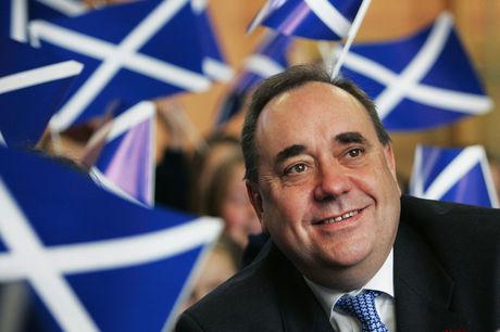 Alex Salmond van de Scottish National Party