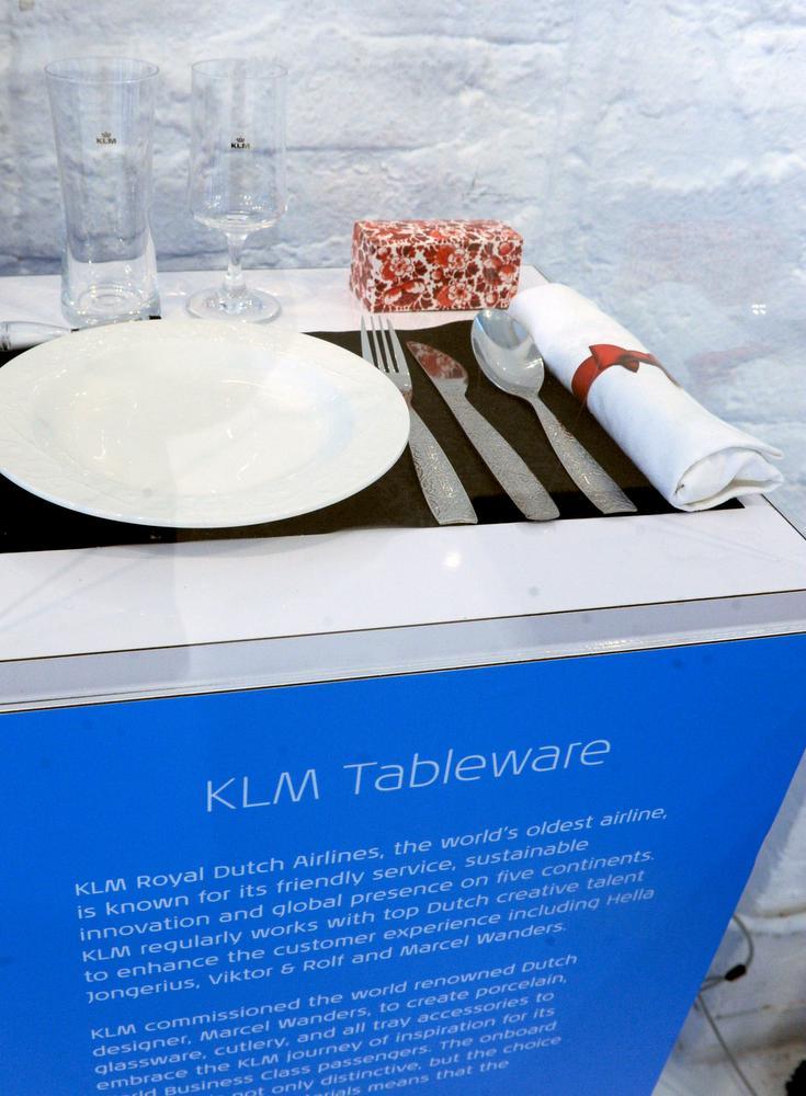 De catering bij KLM: een kwestie van sterren.