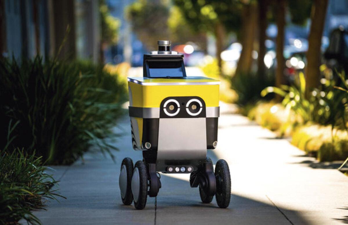 SERVE ROBOTICS Autonome wagentjes leveren boodschappen en andere goederen.