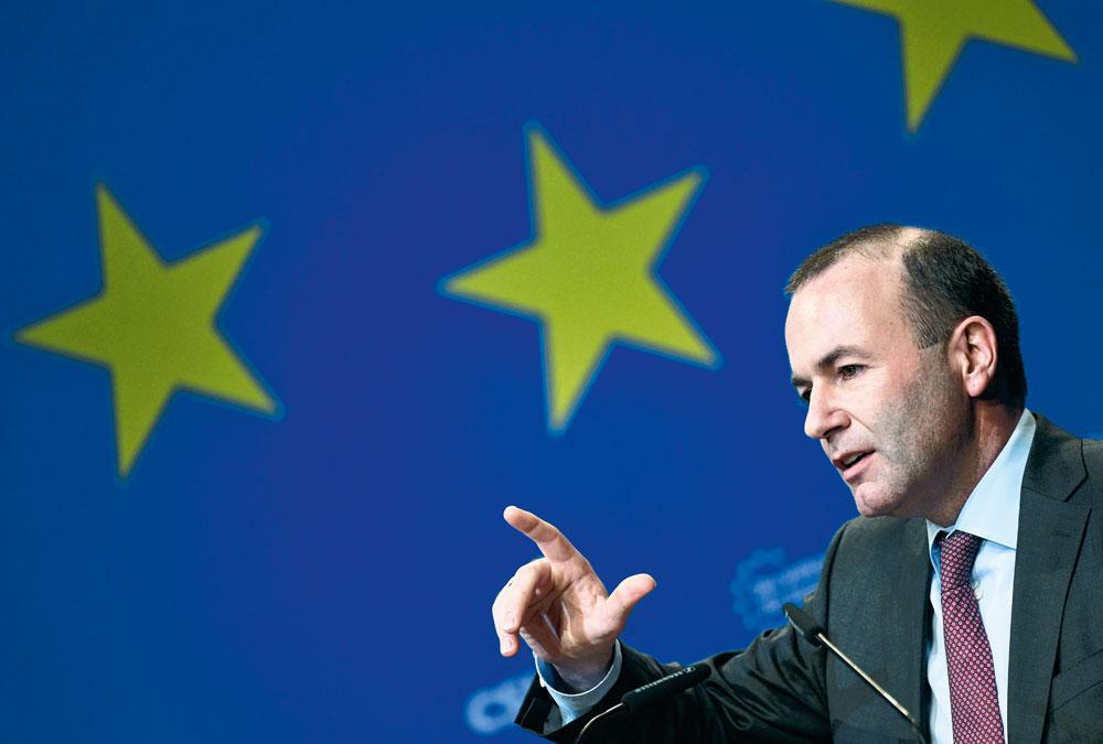 Manfred Weber De fractieleider van de EVP is een van de grootste kanshebbers om de Europese Commissie te leiden.