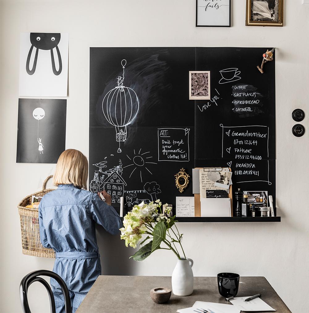 SÄVSTA Memobord, zwart, 50x70cm - 2€