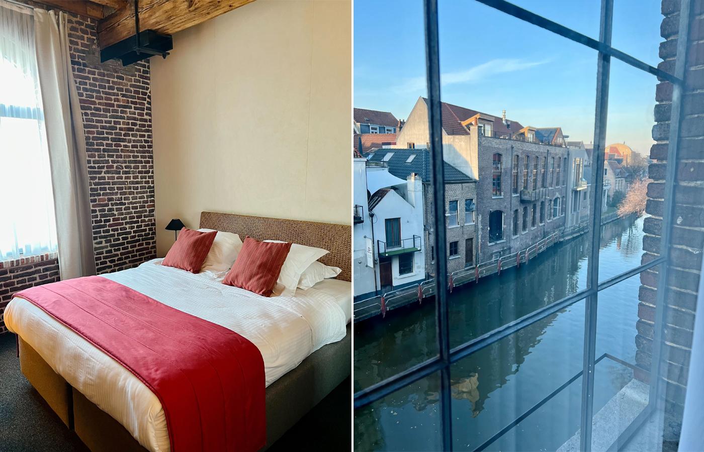 Ghent River Hotel kamer