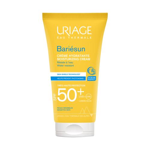 Bariésun SPF50+ van Uriage; voedende zonnecrème zonder parfum - € 17,41 voor 50 ml bij de apotheek.