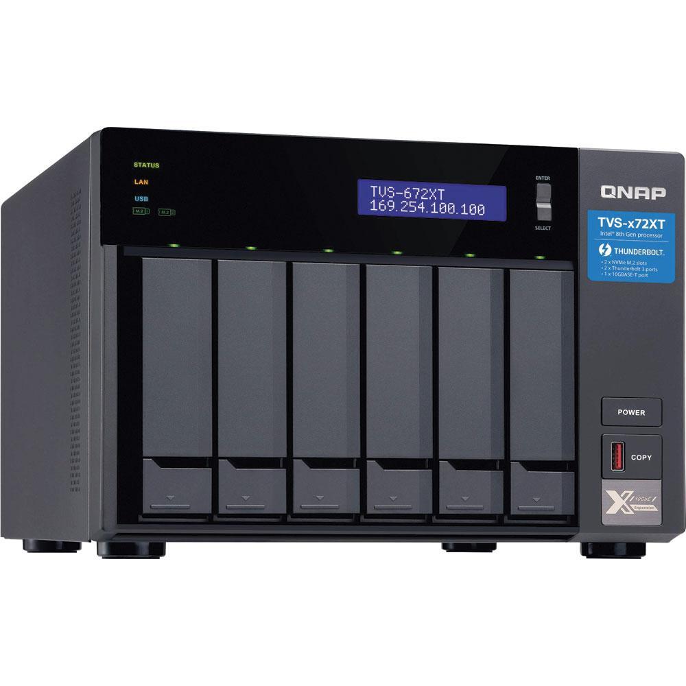 De QNAP TVS-672XT kan, met zijn hoge netwerksnelheid en veel werkgeheugen,  gebruikt worden voor virtualisatietoepassingen.