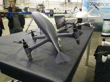 Deze drone van het Belgische cargocopter kan verticaal opstijgen en horizontaal verdervliegen.