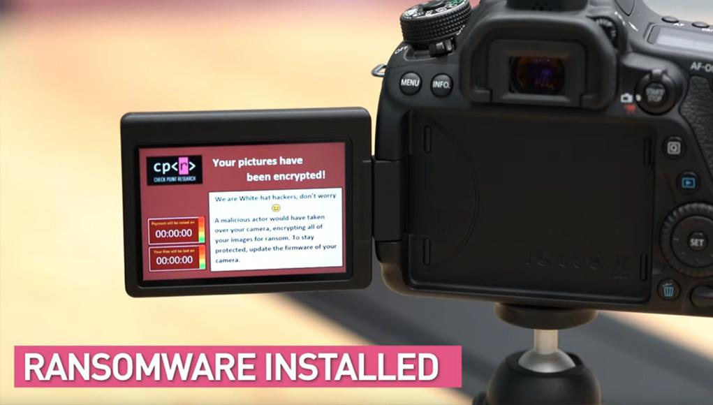 Digitale camera's kwetsbaar voor ransomware