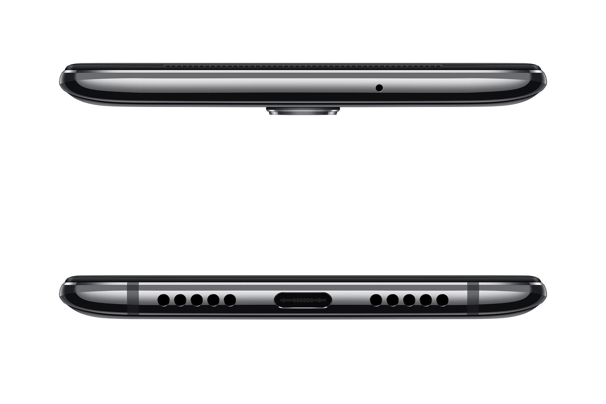 Zo zien de OnePlus 7 en 7 Pro er bovenaan en onderaan uit.
