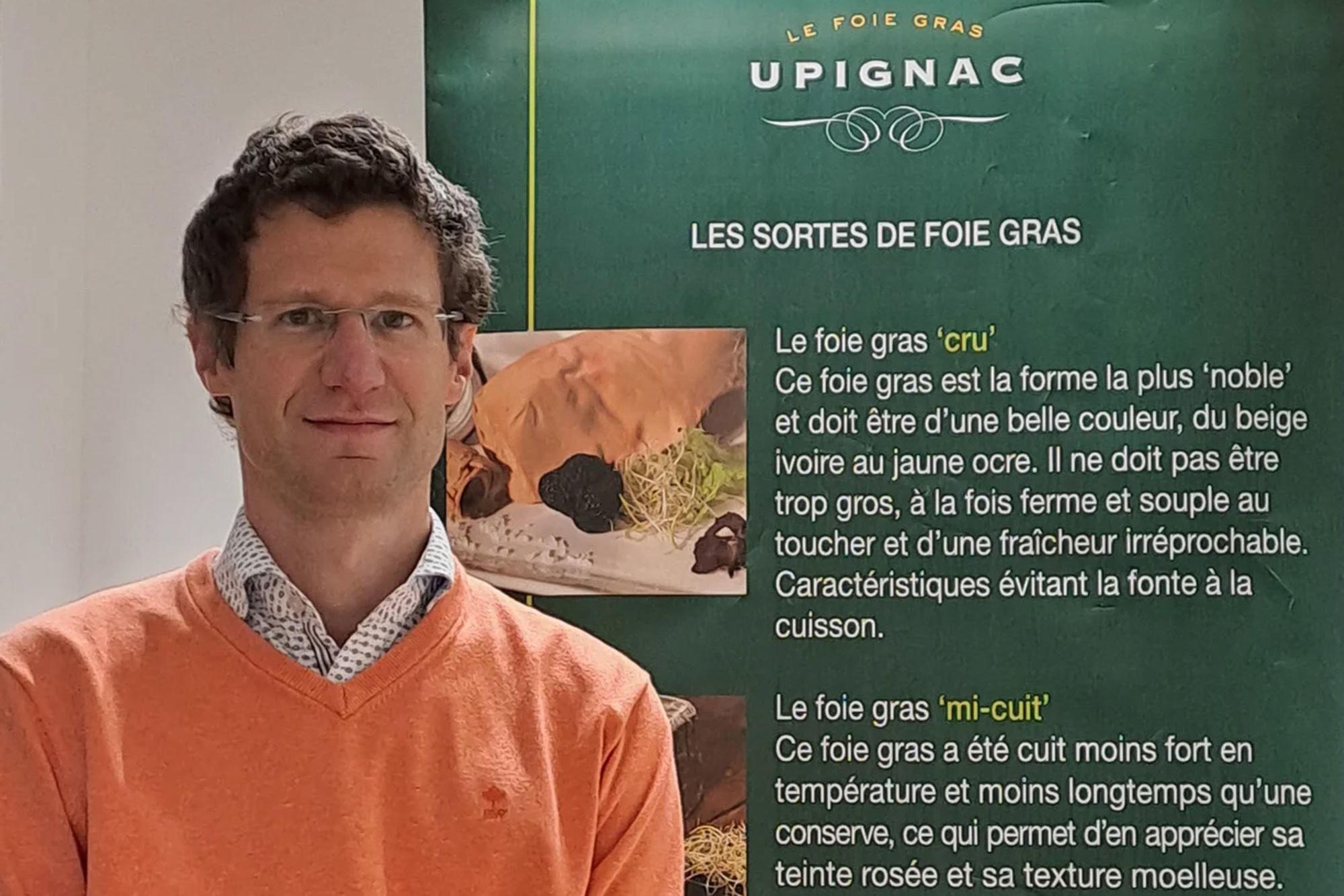 Thibaut Petit, responsable de la ferme Upignac.