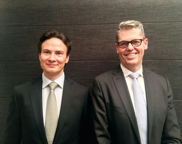 Romuald Petrucci, CFO, et Philippe Verdonck, CEO du V-Fund.