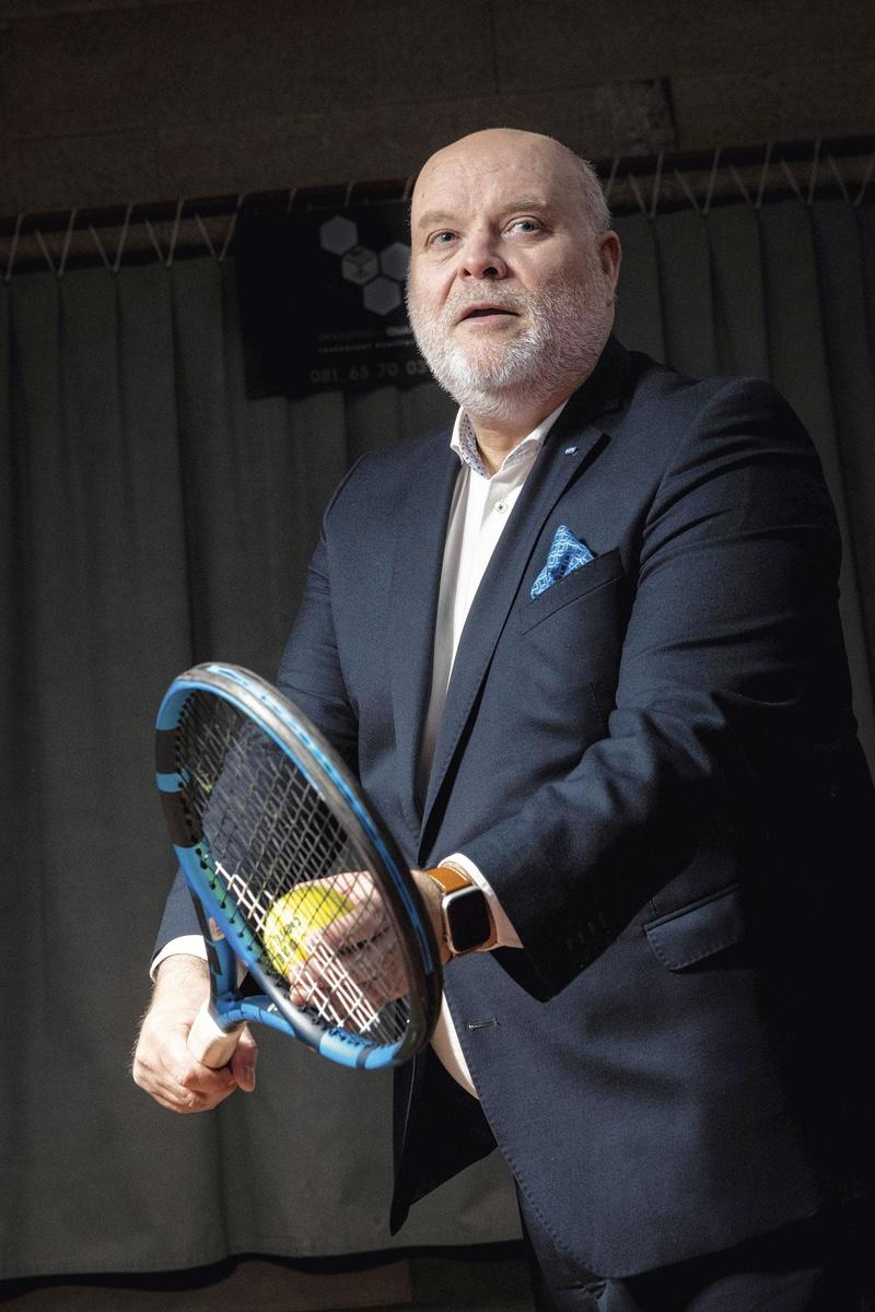 Le patron de l'UCM est un grand amateur de tennis. Il fut longtemps considéré comme 