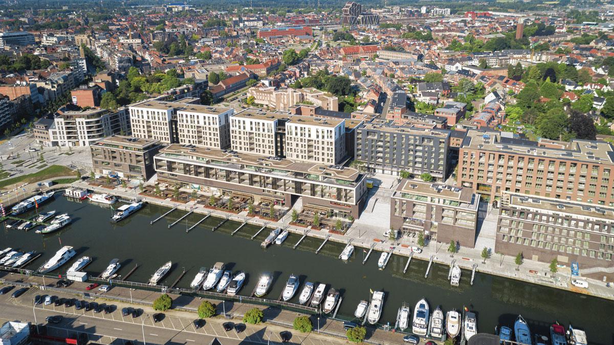 Hasselt. Le Quartier Bleu autour de la marina est devenu le nouveau quartier branché de la ville limbourgeoise.