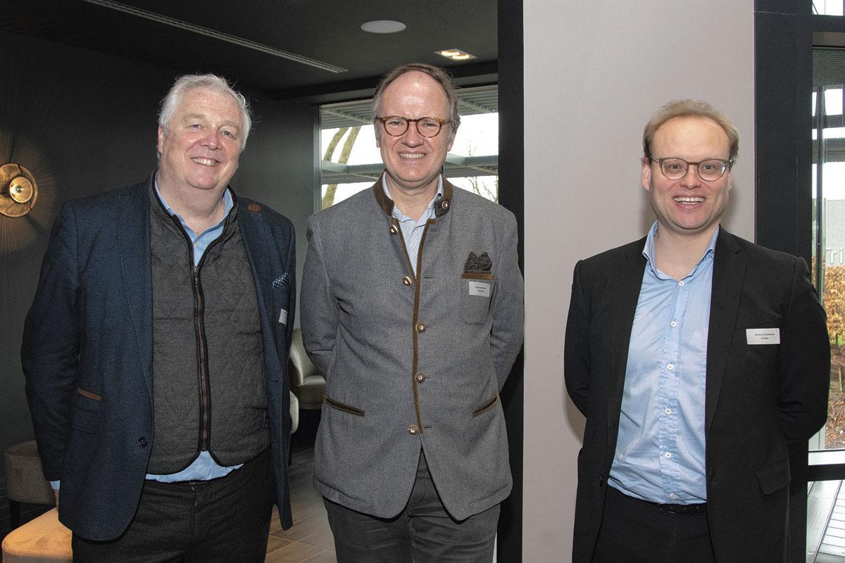 Didier Vankeerberghen, administrateur d'EMAsphere, Philippe Monteyne, partner chez Fund+, et Nicolas de Bonhome, avocat associé chez Lexabel.