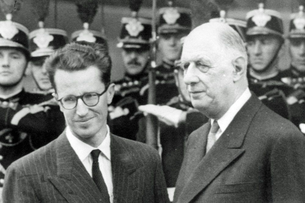 Charles de Gaulle à Bruxelles en mai 1961.