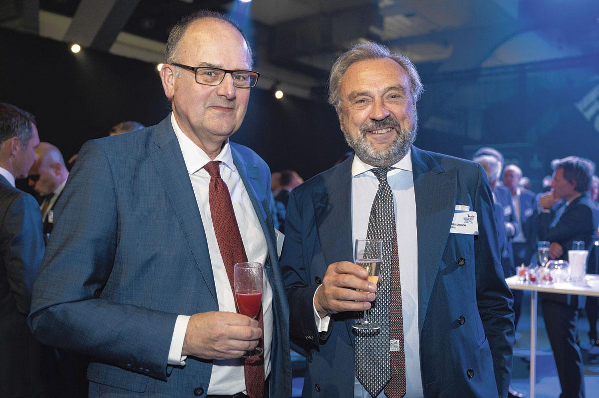 Bart De Smet, président d'Ageas, en compagnie de Herman Craeninckx, partner chez Strelia.