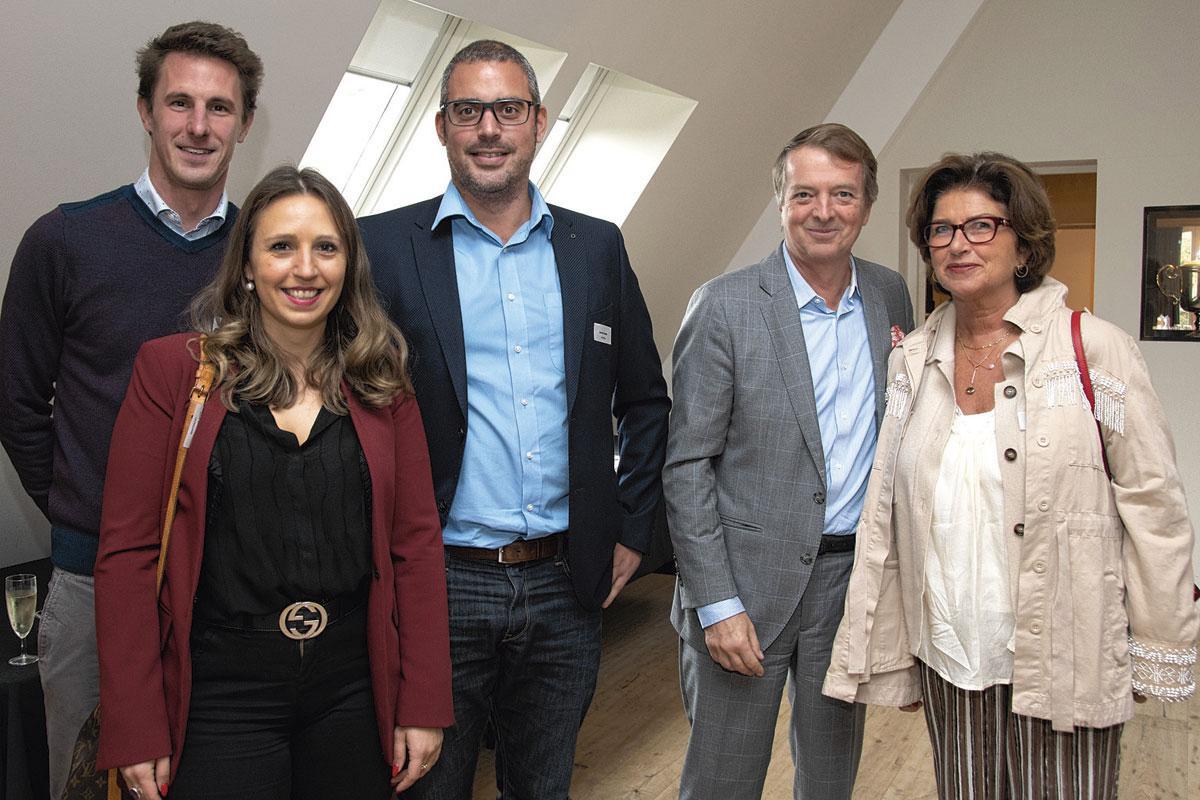 3. Simon Gerard, financial accounting manager chez Argafin, Sylvie Brachmanski, fondatrice de Lilosquare, Dimitri Hunin, business development director chez Altesia, Cédric et Sybille Guyot, partners chez CMS.