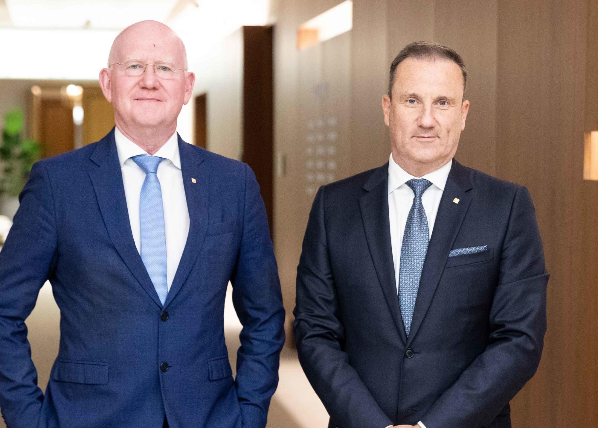 En nommant Max Jadot comme président et Michael Anseeuw (à droite) comme CEO, la haute direction du groupe français a clairement opté pour la continuité. 