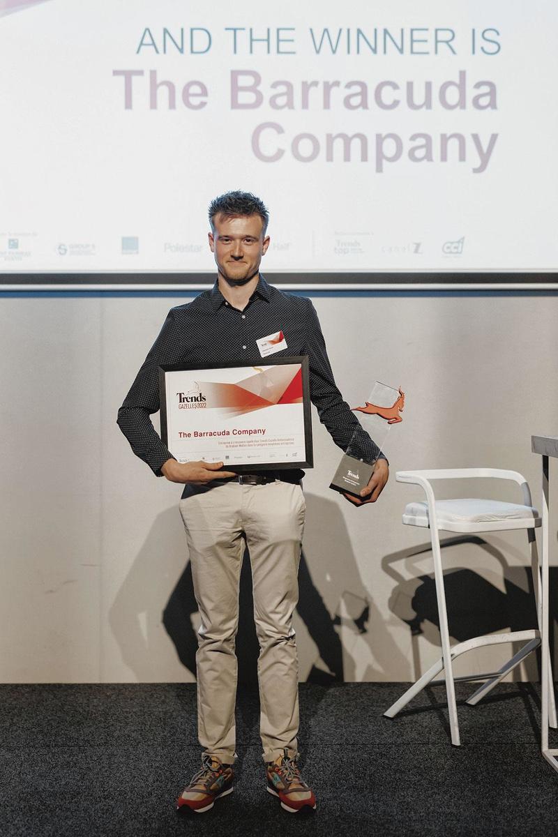 Alexandre Stache, project manager chez The Barracuda Company, lauréate pour les moyennes entreprises.