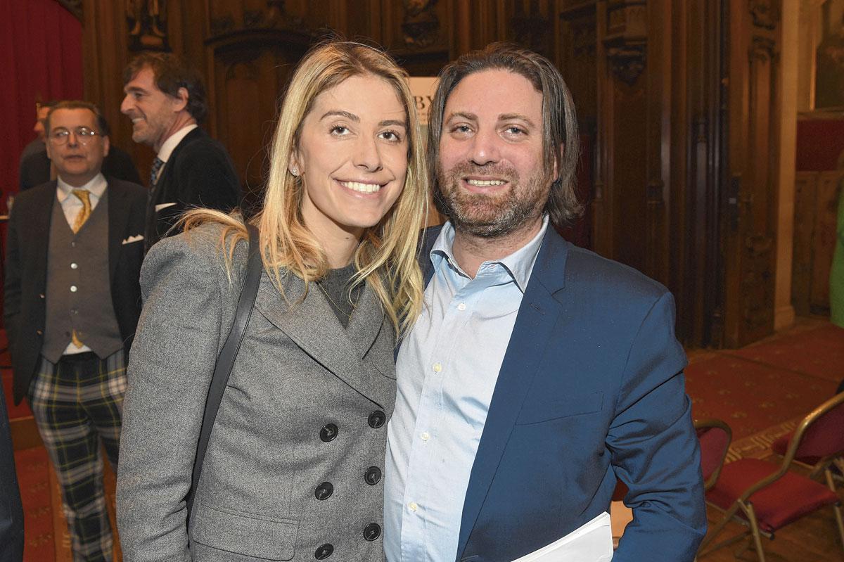 Adrien Dassault, directeur exécutif de Tikehau Capital, et son épouse.